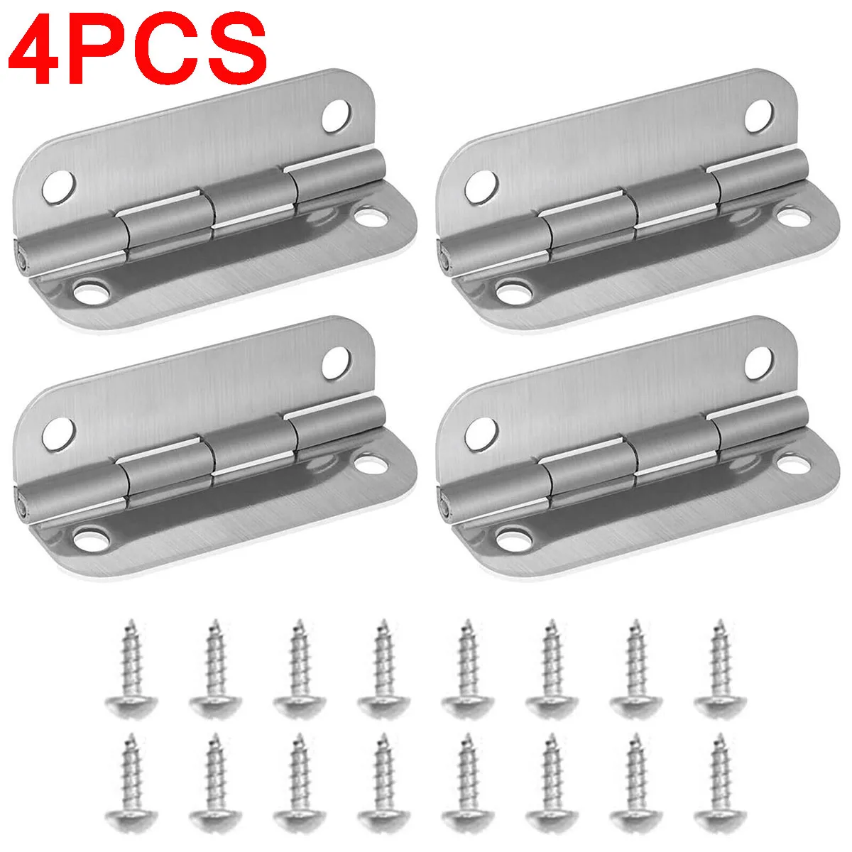 4 шт., универсальные дверные петли для мебельного шкафа, петли для крепления ящика из нержавеющей стали, фурнитура, аксессуары для коробки для ледяных сундук, кулер