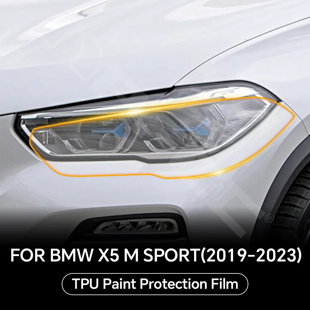 

Car Headlight Rearview TPU Protection Film For BMW X5 G05 M SPORT 2019-2023 Anti-scratch Pre-cut Clear PPF Resistant Invisible