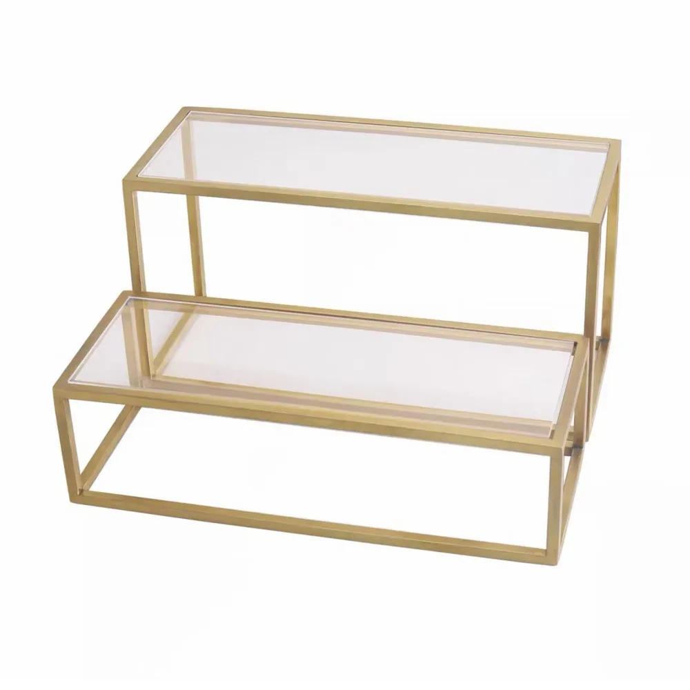 

1PCS Acrylic Display Stand, Organic Glass Metal Counter Table, Custom Height Adjustable Shoe Bag Shelf for Retail Store