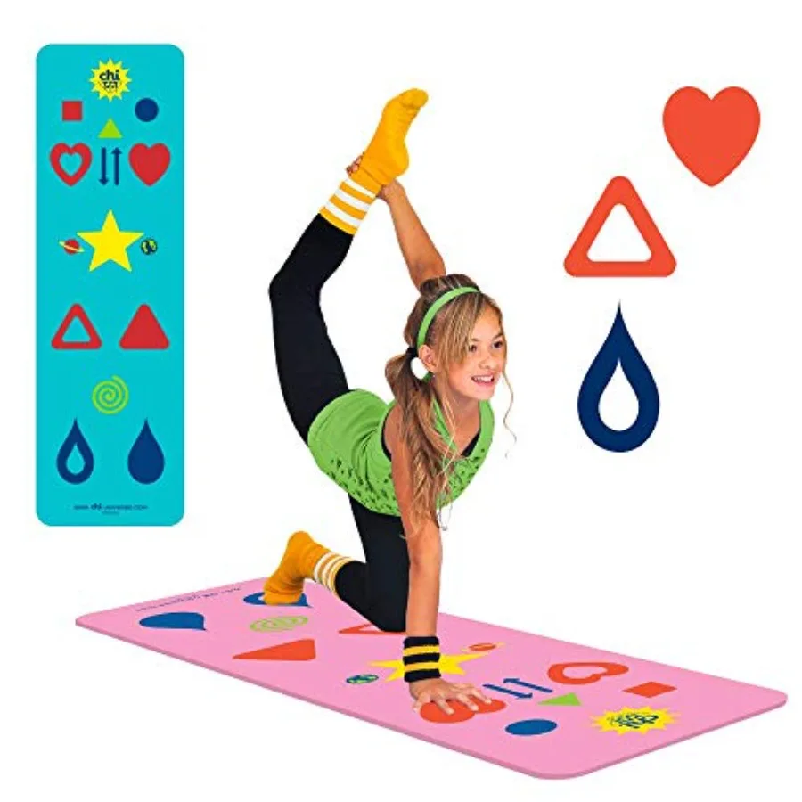 

Universe Yoga Mat Yoga Game Tween Adult sizes How-To Poster Free Game App Follow the Symbols Aligns the Body Easy to Learn All