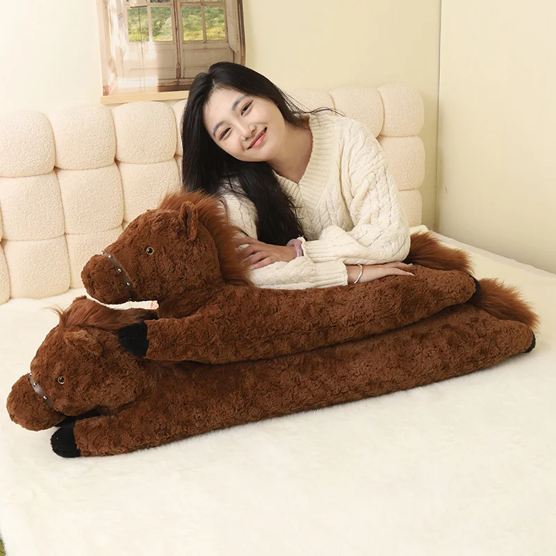 

Dachshund Horse Plush Hug Pillow Soft Durable Stuffed Throw Cushion Animals Pillow for Sofa Home Decoration Gifts for Kids