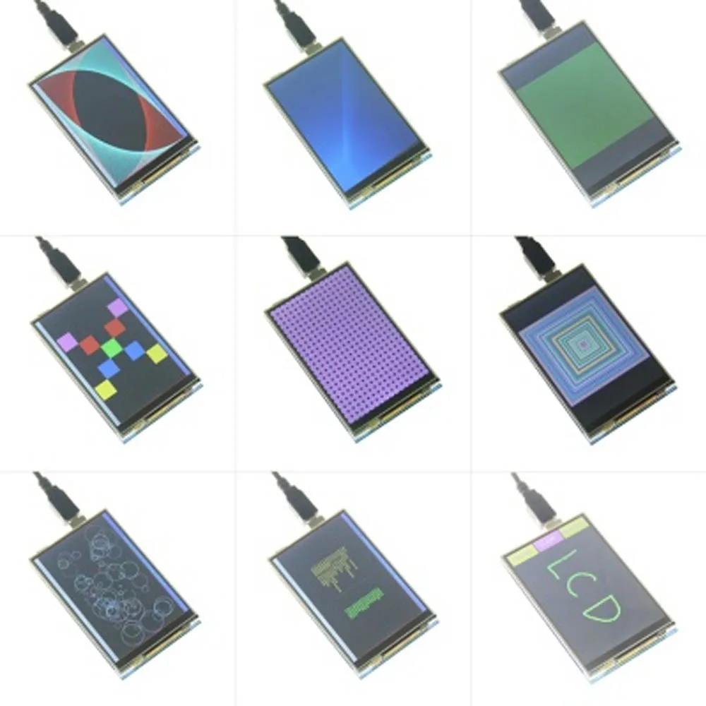 2,4 2,6 2,8 3,5 4,0 pulgadas 480*320 DPI módulo de pantalla LCD TFT RGB a todo Color para Arduino UNO STM32 Mega2560 ILI9486
