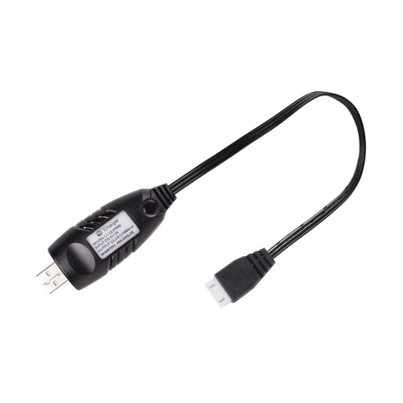 11.1V 4 핀 Lipo Liion USB 500ma 충전기 케이블 RC 모델 차량 항공기 배터리 범용 11.1V USB 충전기
