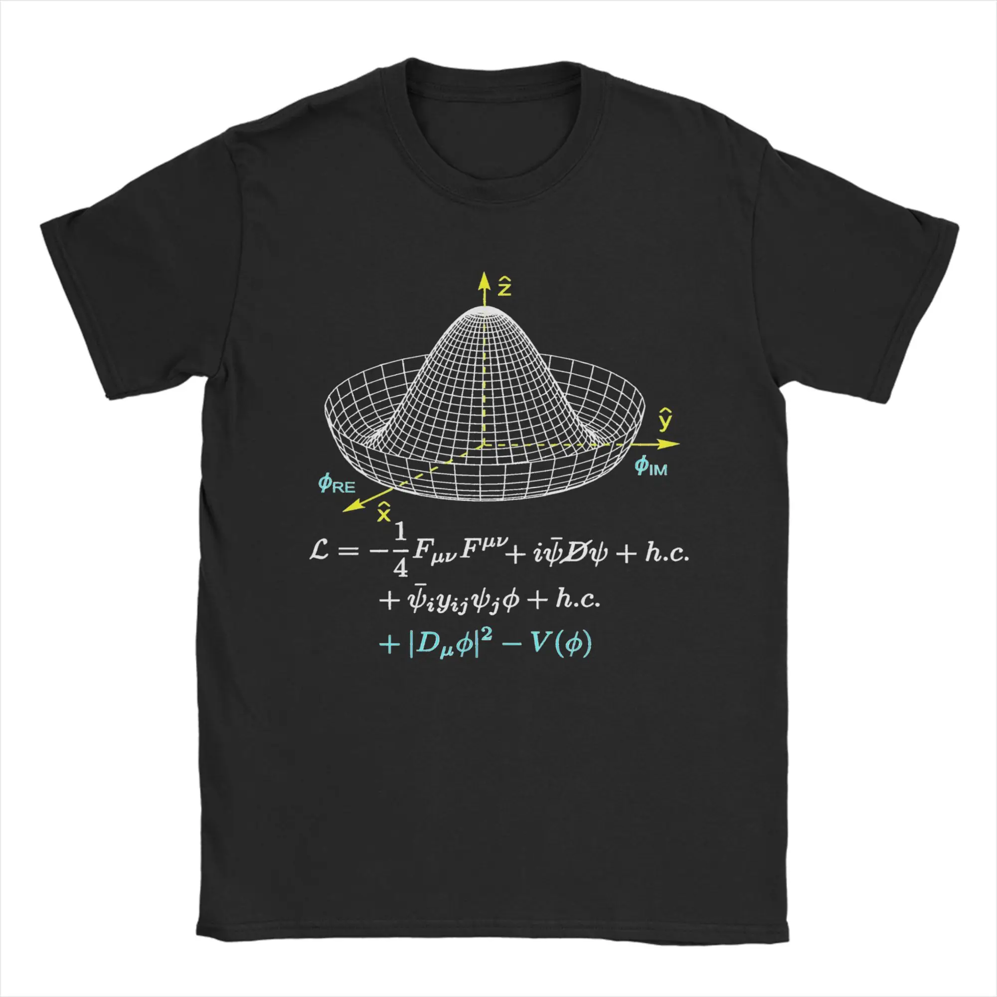 Men Women's Theoretical Physics Schrodinger T Shirt Hip Hop Animal Pure Cotton Clothing Crewneck Tee Shirt Graphic T-Shirts