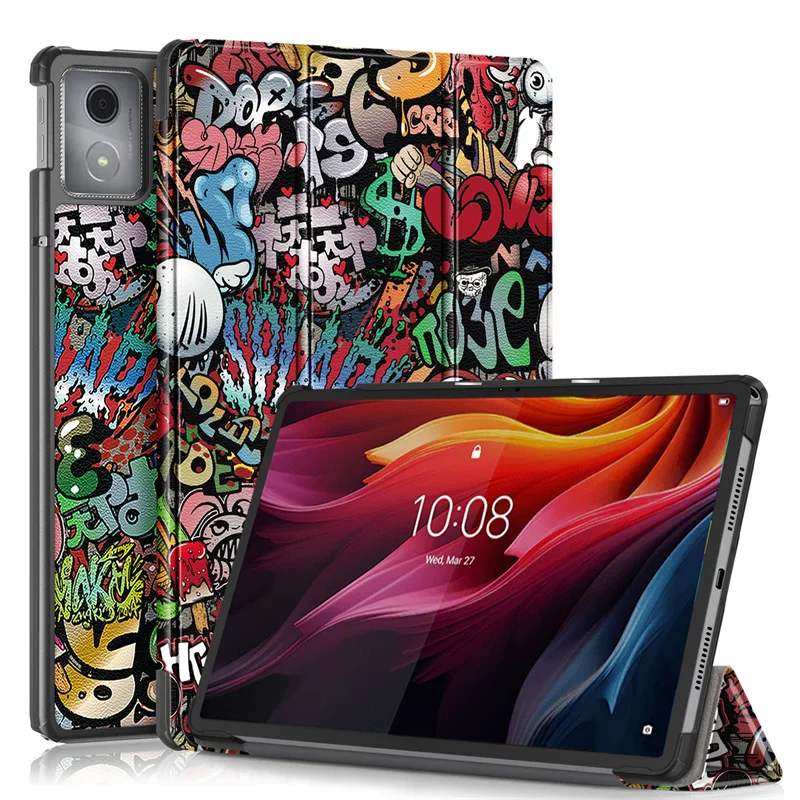 GEFENIS For Lenovo Tab K11 Plus Case 11.45 Fashion Paint Smart Leather Cover For Funda Lenovo Tab K11 Plus 11.45 Inch Tb352fu Ca