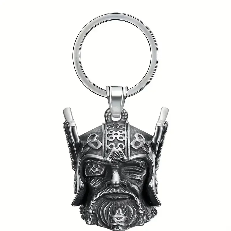 St Christopher Guardian Bell Pendant Key Chain