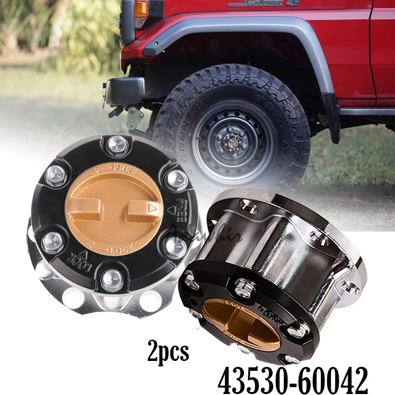 2 pieces x 30 Teeth Manual Freewheel Hub For Toyota 4500 FZJ8 43530-60042 4353060042 4353060041