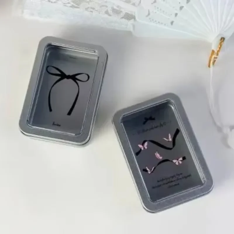 

10.7*7.3cm ID Credit Card Holder Box Mini Kpop Idol Photo Organizer Display Box Organizer Business Game Cards Stuff Storage Box