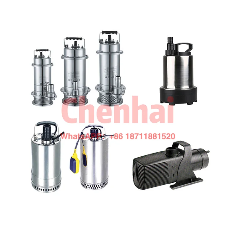 Electric high efficient submersible water pump in fountain pond