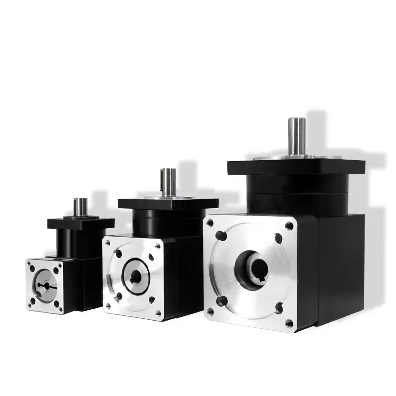 Custom Planetary Gearbox Reducer Servo Motor Nema17 23 34 Speed Reducer 90 Degree Right Angle Planetary Gearbox PX57/60