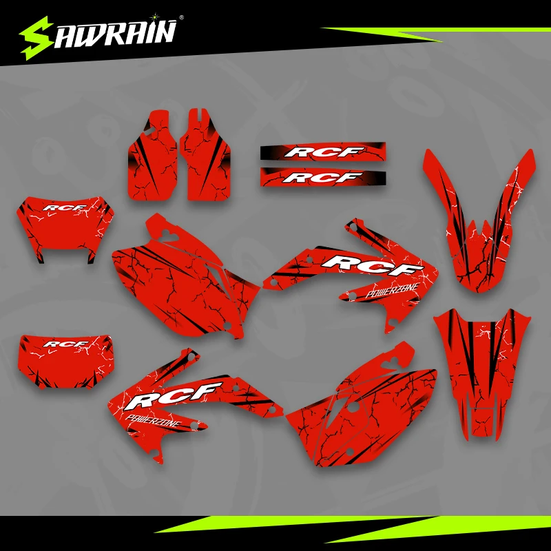 

Наборы наклеек с графикой мотоцикла Sawrain для HONDA 05-07 08-18CRF450X