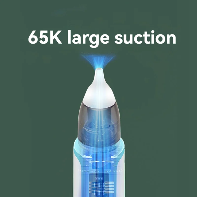 AT63-бесшумный назальный аспиратор для младенцев и маленьких детей, электрическое аспирационное устройство для эффективного облегчения заложенности носа, B