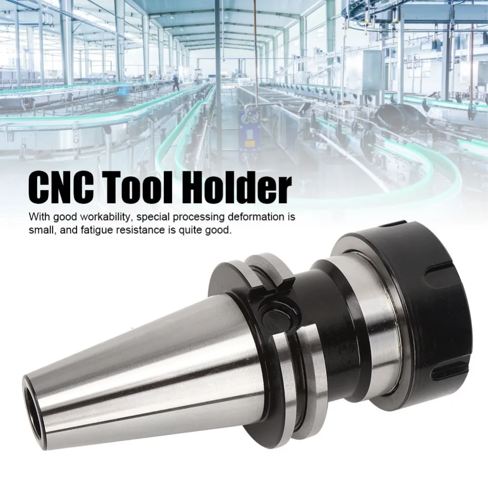 CAT40-ER40-80 CNC Tool Holder CNC Machining Pull Stud Mill Holder US Standard Precision Accuracy Collet Chuck Engraving Machine