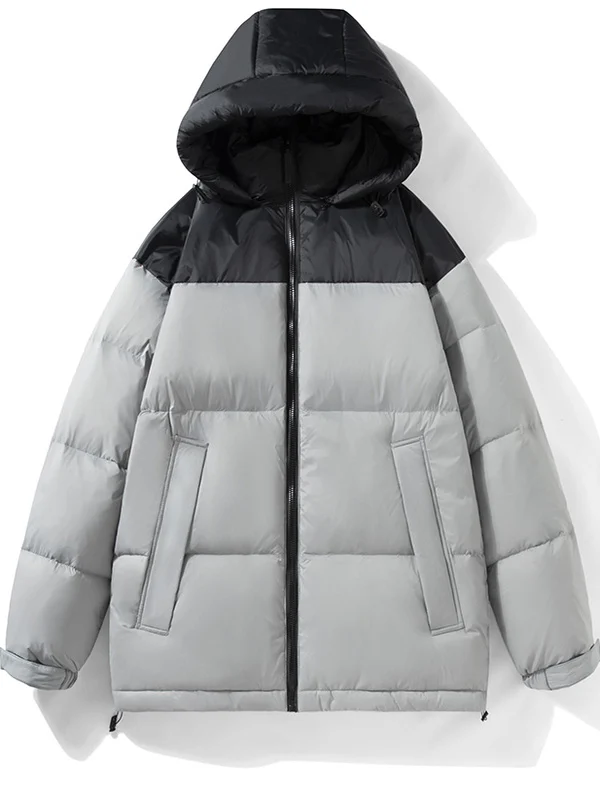 

Extreme Cold down Jaet Men's Women's Winter Thiened Loose Stand Collar Parka Sle Outdoor Sport Cam Skiing Polyester...