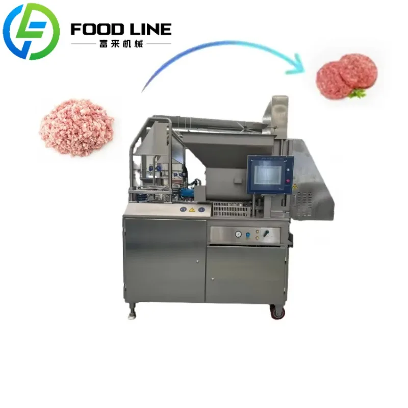 Electric Big Full Automatic Potato Beef Burger Patty Meat Cutlets Molding Forming Making Machine Chicken Nuggets Machine