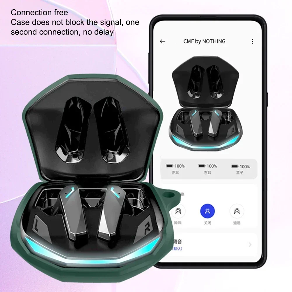 Silicone Protective Case For GM2PRO Wireless Headphones Cover Shell Blue-tooth Earphone Protective Sleeve Earphone Accessories