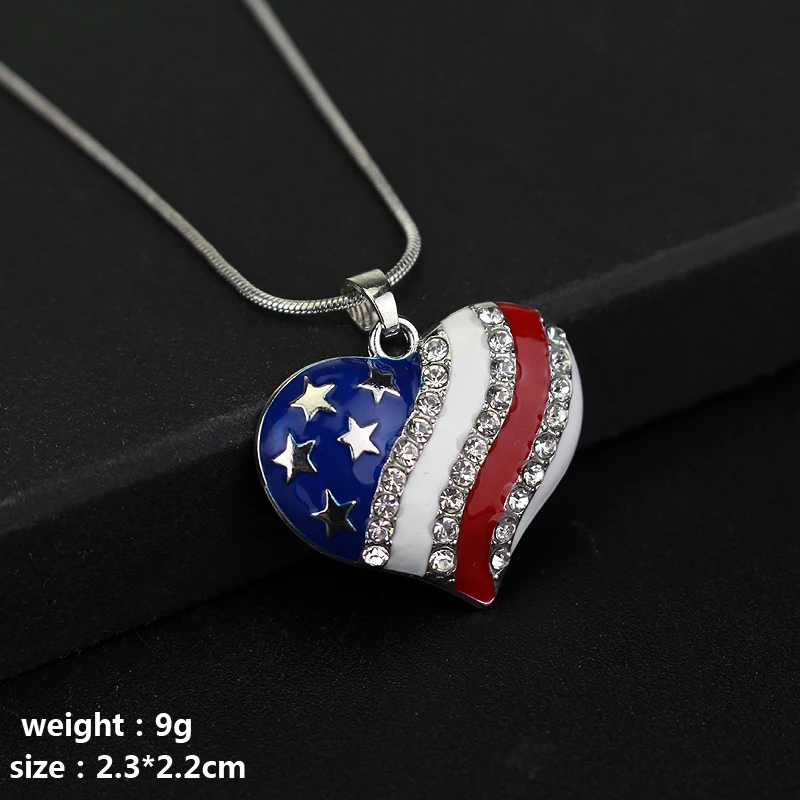 Marvel Superhero Captain America Handsome Pendant Necklace The Avengers Rhinestone Necklace Suitable for Men and Women