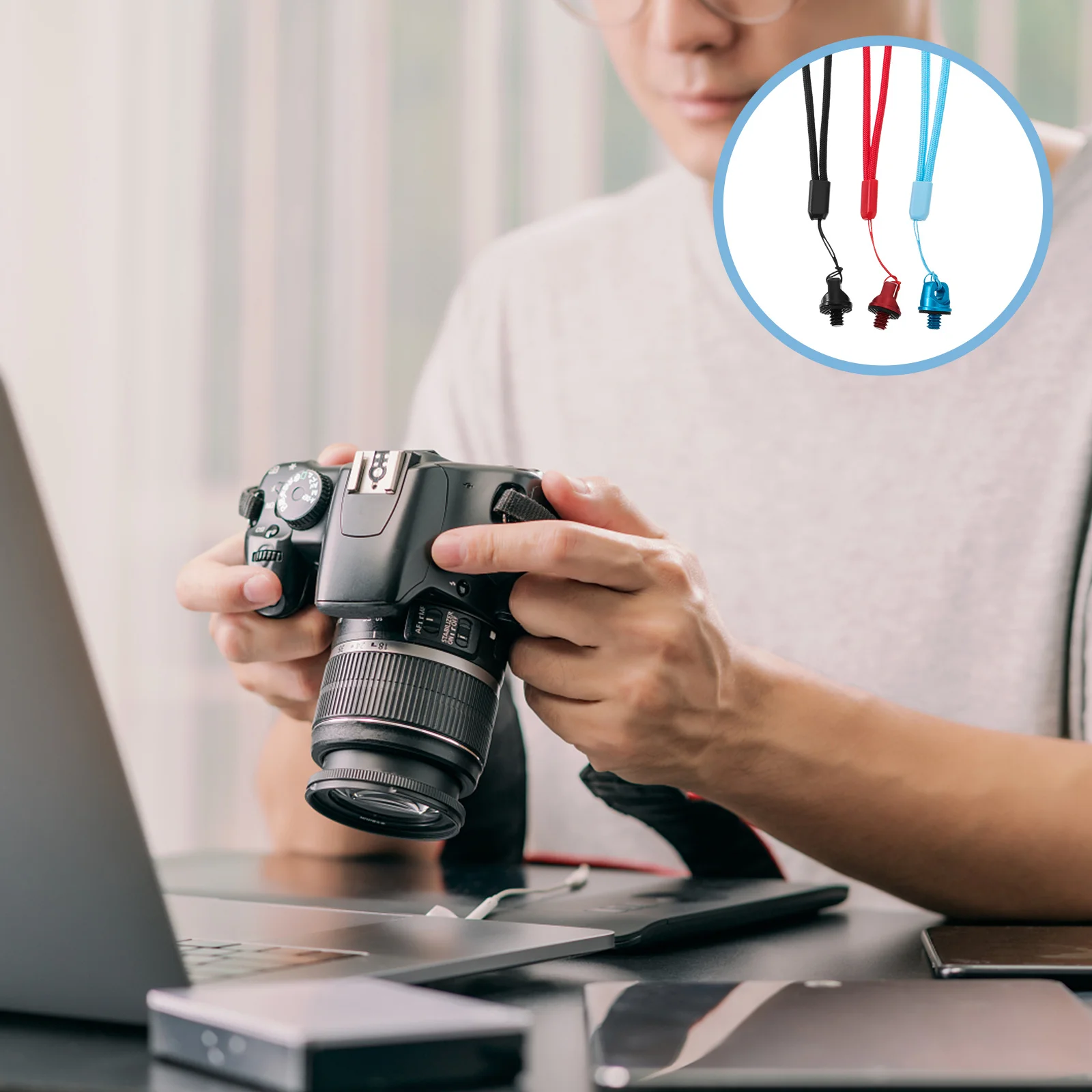 

3Pcs Camera Wrist Lanyard for Sports Camera Selfie Stick Nylon Hanging Strap Secure Fit for Travel Office School Use