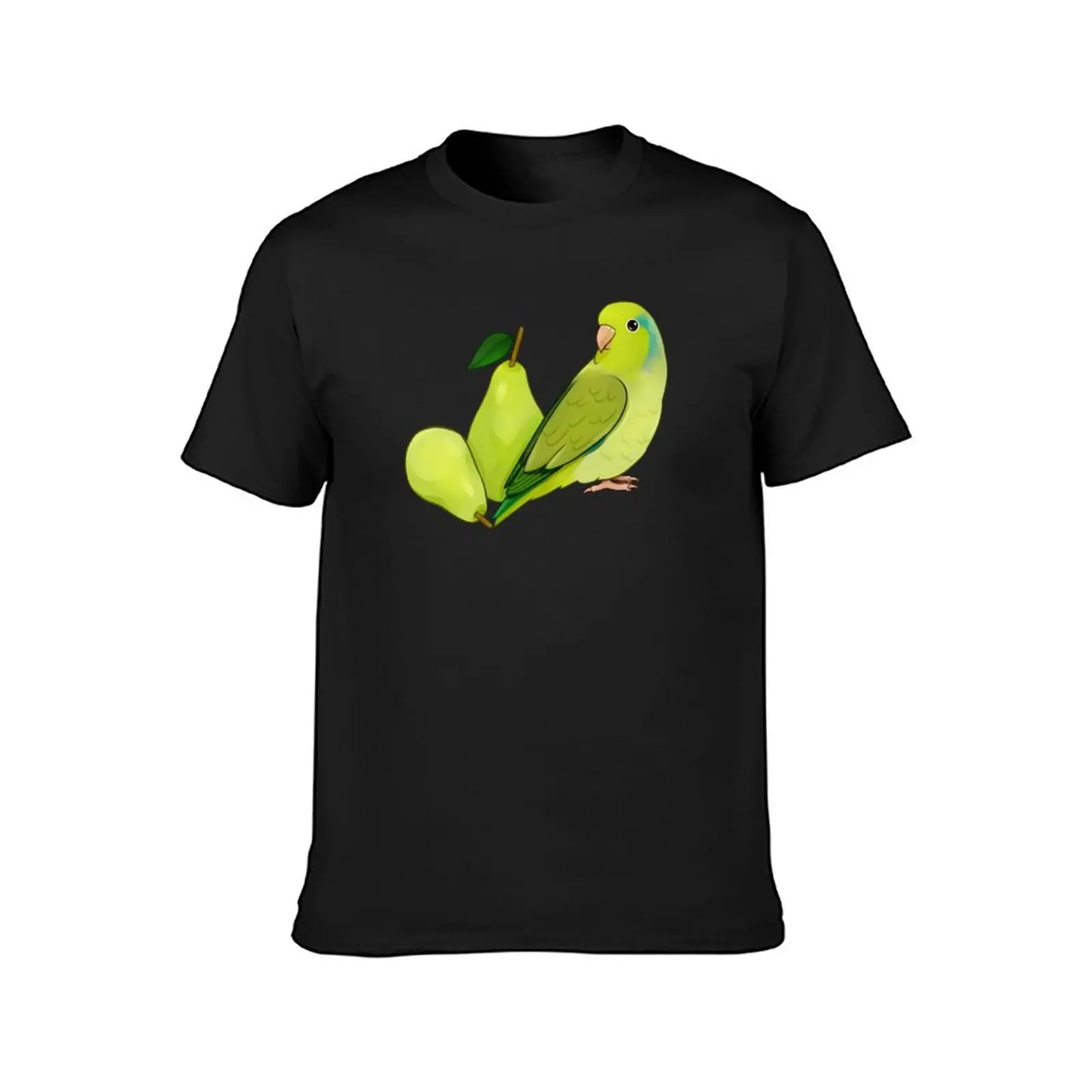 Cute Pear Parrotlet T-Shirt shirts graphic tees korean fashion blacks plain mens clothing