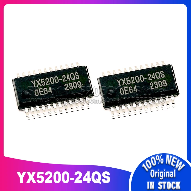 

5PCS~50PCS/LOT YX5200-24QS YX5200-24SS SOP24 100% New Spot stock