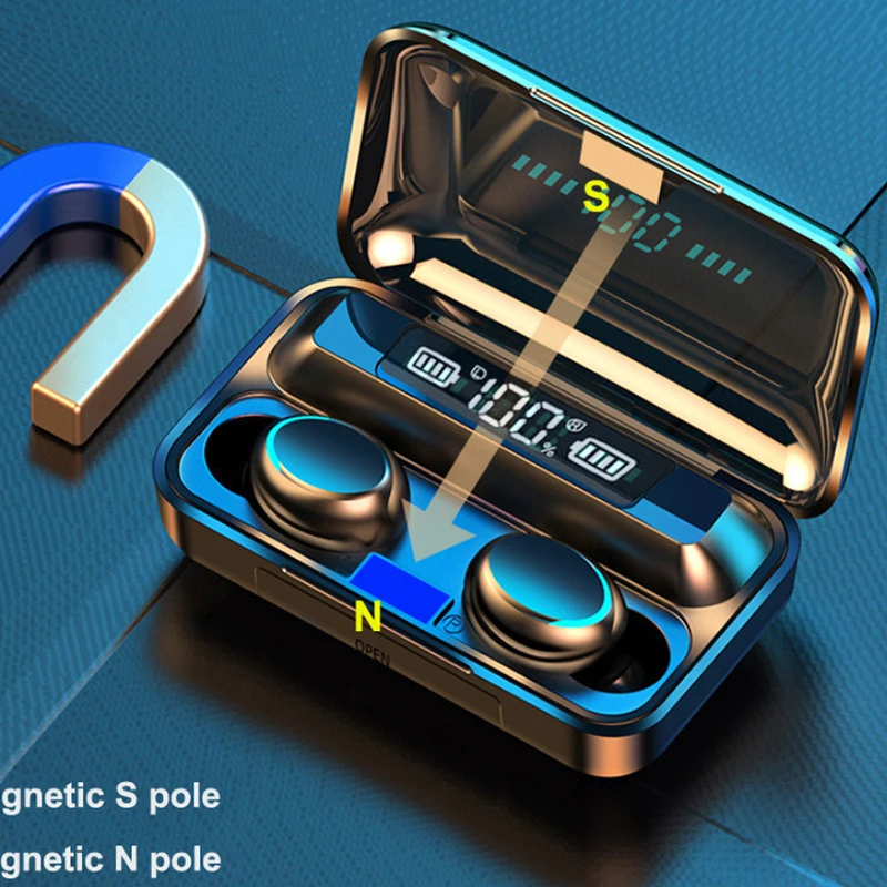 2026 F9 Wireless Earphones LED - огляд і ціна Wireless Earbuds Tws