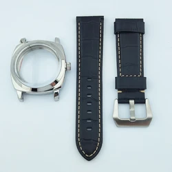 st3600 Case 45mm Watch Case Stainless Steel Case Mineral Glass Watch Parts Fit ST3600/ETA6497 Movement Watch Accessories