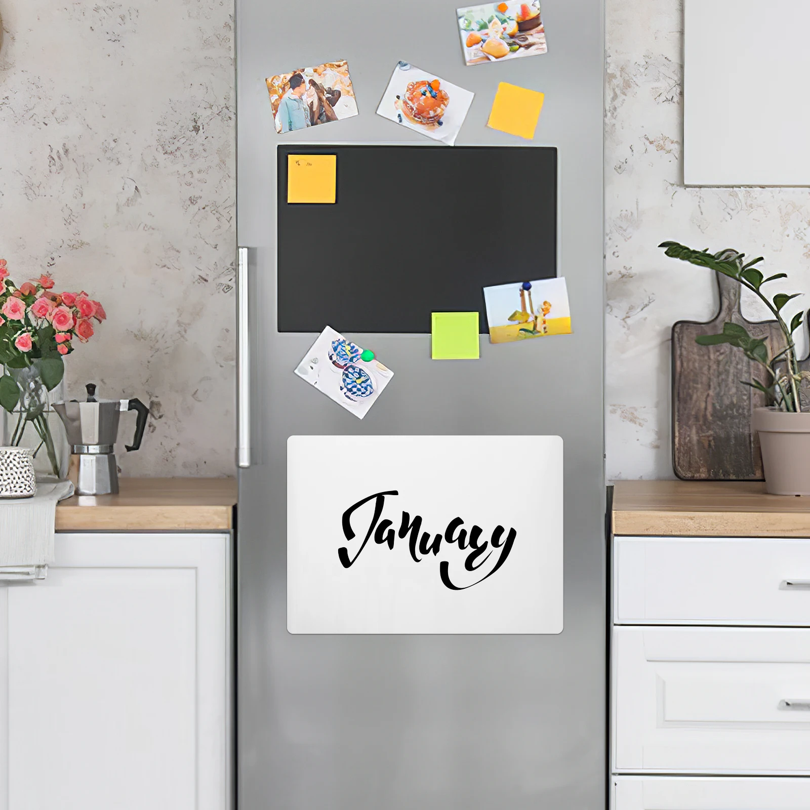 Magnetic Dry Erase Board Home Office Planner Fridge Whiteboard Sticker Wall Easy Stick No Residue White Board Dry Erase Boards
