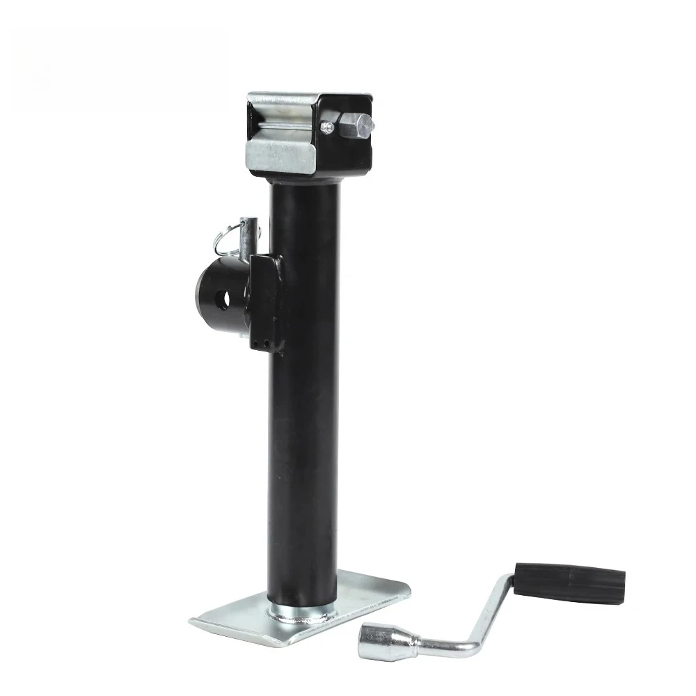 Trailer Weld On Jack Side Wind Loose Handle 2250KG 10" Lift Pipe Mount Swivel Leg Stabilizer RV Parts Camper Caravan Accessories