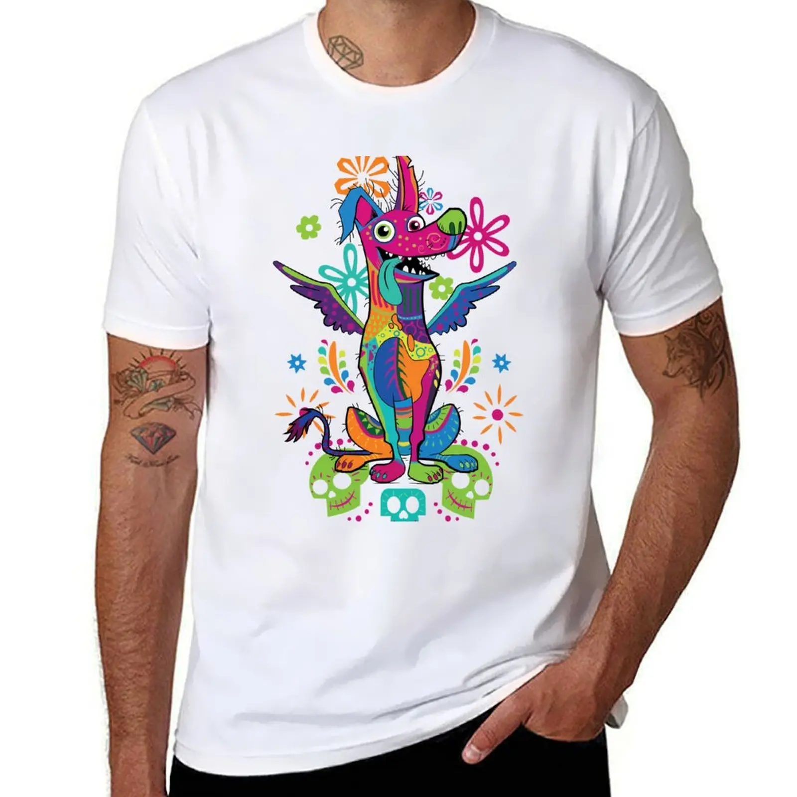 

Day Of The Dead: Dante Coco Dog T-Shirt t shirt man cotton funny t shirts cotton T-Shirt