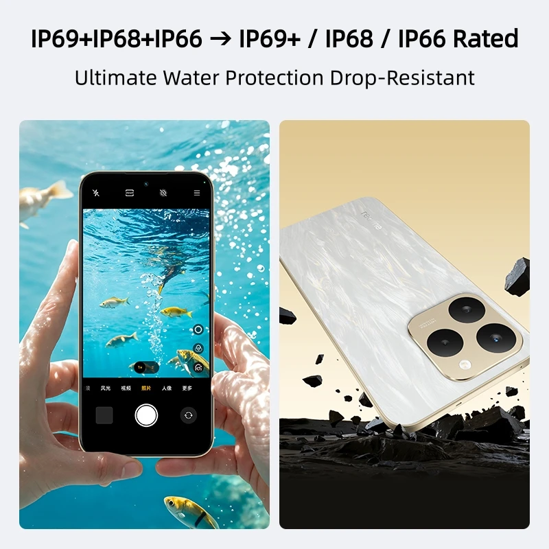 China Version Realme 15T Smartphone 7000mAh Battery 60W Charge 6.57'' 120Hz AMOLED Display 50MP Camera IP69