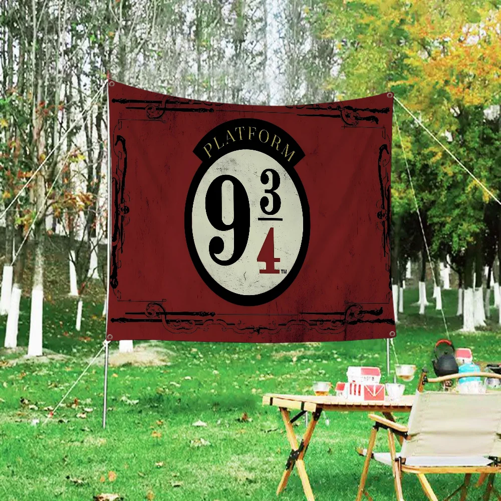 HOGWARTS EXPRESS 9 34 تجمعات عائلية أعلام زينة للتخييم