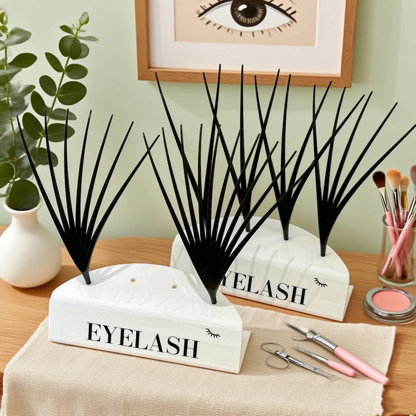 

Lash Extension Training Kit Practice Mannequin Head BCL Curling Model Display Stand Salon Decor Beauty School Cosmetology Tools