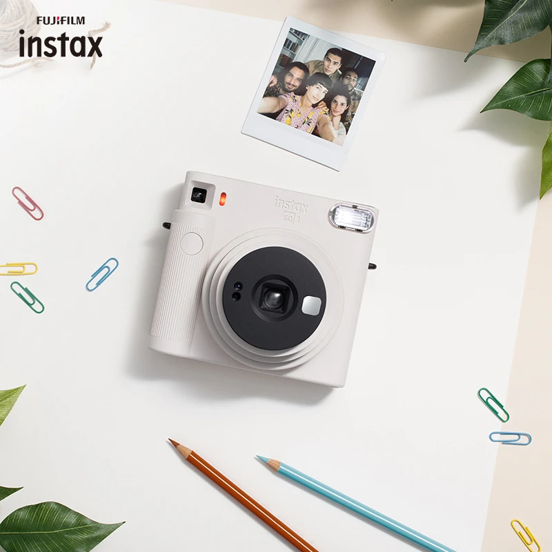 Original Fujifilm Instax SQUARE SQ1 Hybrid Instant Fim Photo Camera Color Instax Mini Film Camera  Instant Print Square Camera