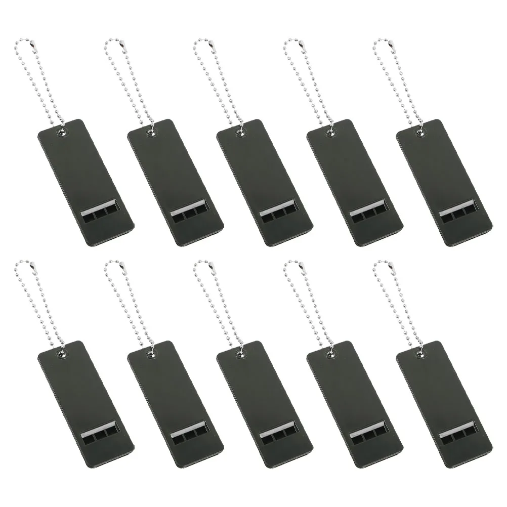 

10 Pcs Outdoor Survival Whistle Backpacking Emergency Signaling Tool Life Loud Hiking Gear