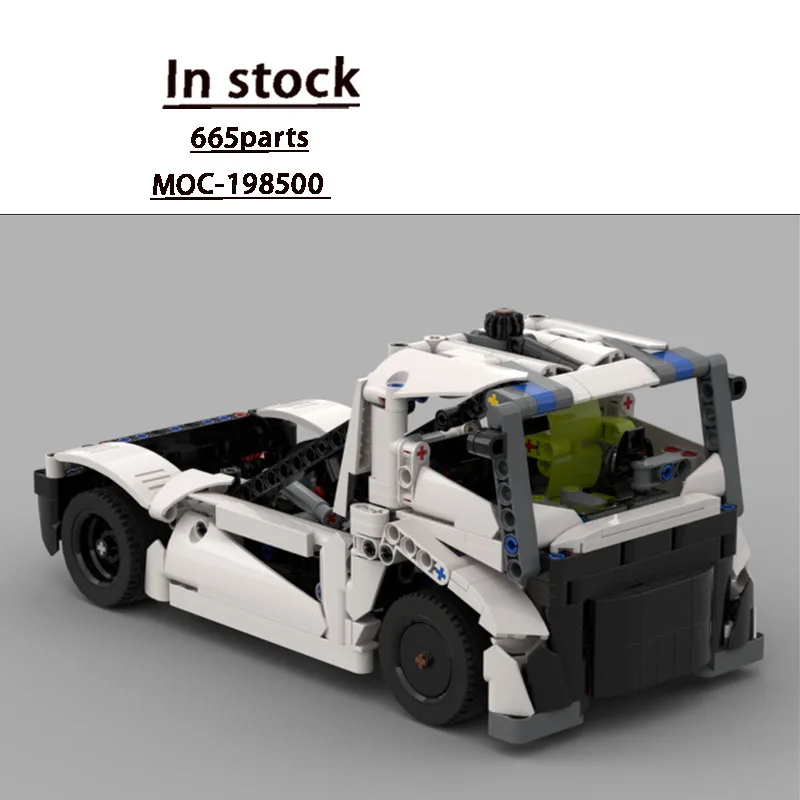 

MOC-198500 Классическая новая модель бортового грузовика, 665, креативная игрушка в подарок на день рождения для мальчиков и детей