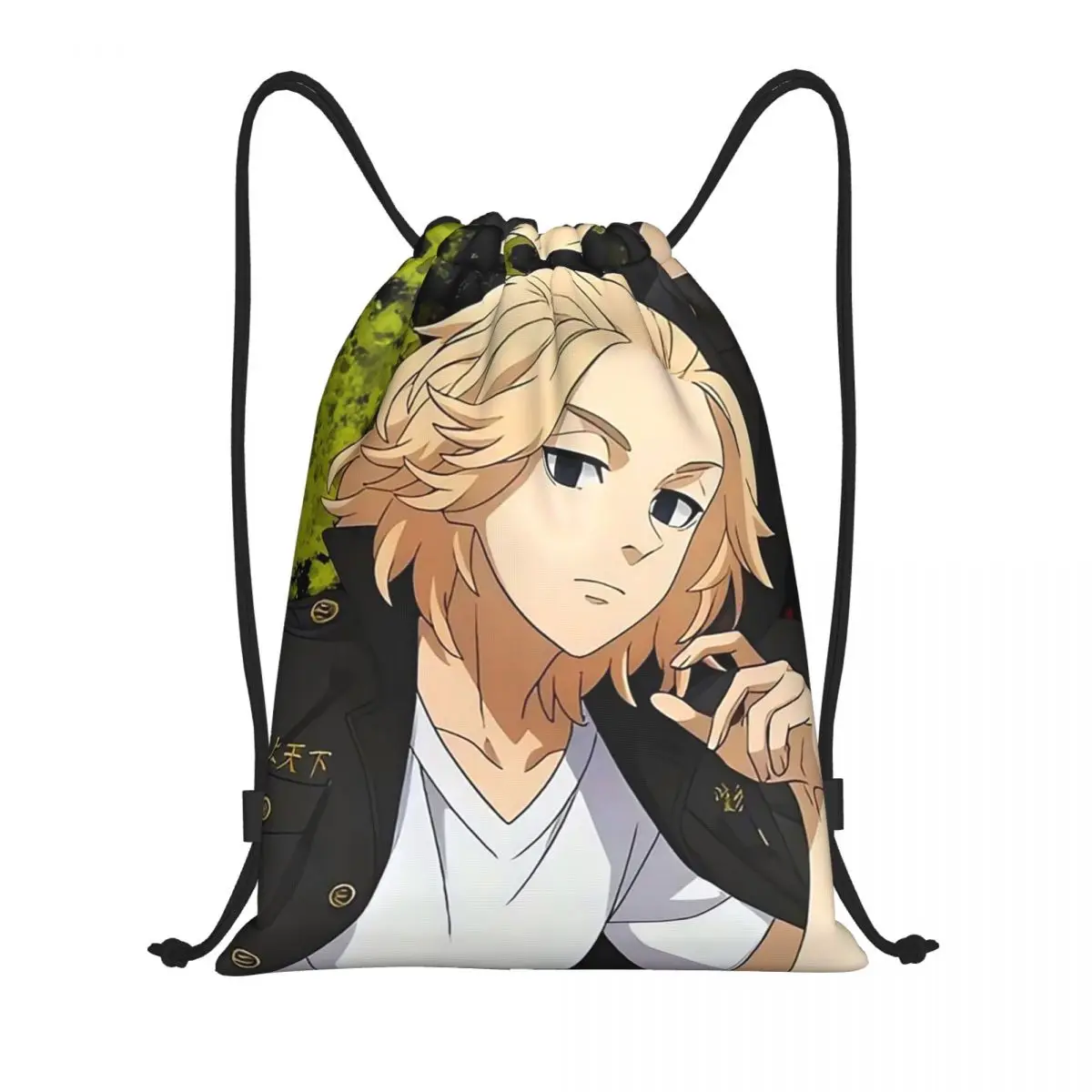 

Рюкзаки в стиле аниме Tokyo Revengers Kazutora, повседневные сумки на шнурке, спортивные сумки, сумки для книг для мужчин, женщин, студентов