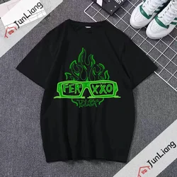 Feid Ferxxo T Shirt Men Women Nitro Jam Tour Tshirts Rapper T-shirts T-shirt of The 90s for Men Top Ferxxo Shirt