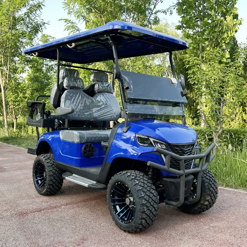 2025 منتج جديد بطارية حافلة لمشاهدة معالم المدينة الكهربائية جولف 2 4 6 8 مقاعد عربة جولف كهربائية مع شريط الصوت