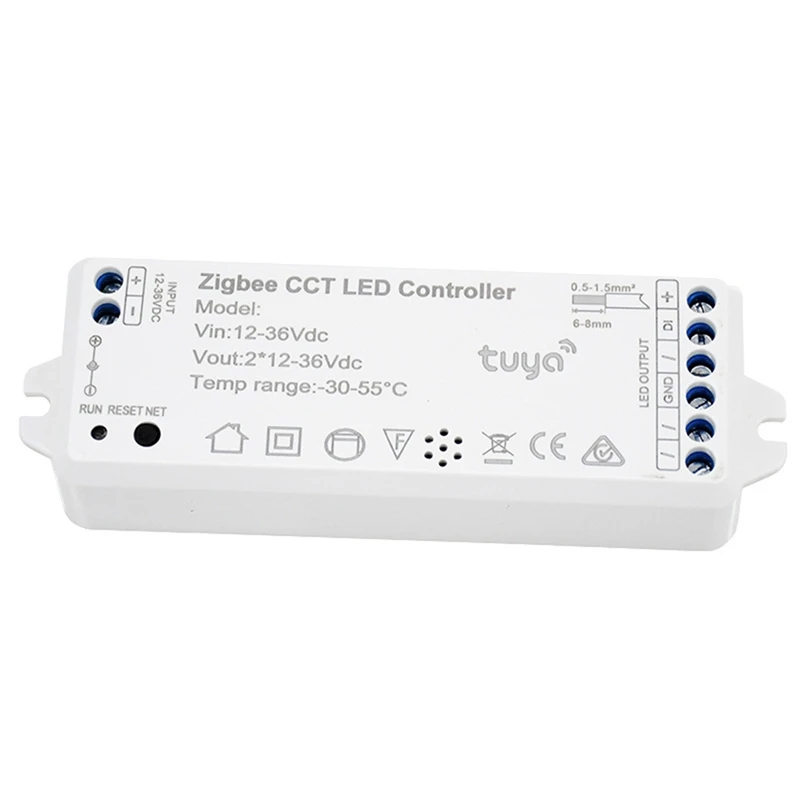 Tuya Zigbee 2811Cob DC12V 36V LED Light Strip Controller Fantasy Light Strip Controller With Sound Pickup Function-Y41A