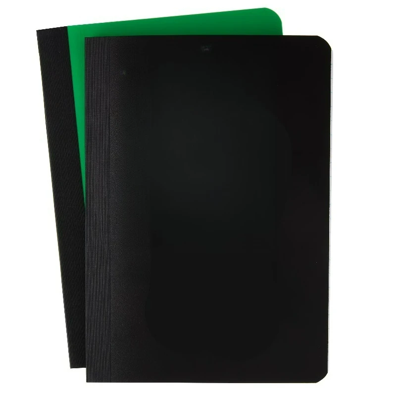2 Pack College Ruled Poly Composition Books, 5x7 inches, 80 Sheets Each