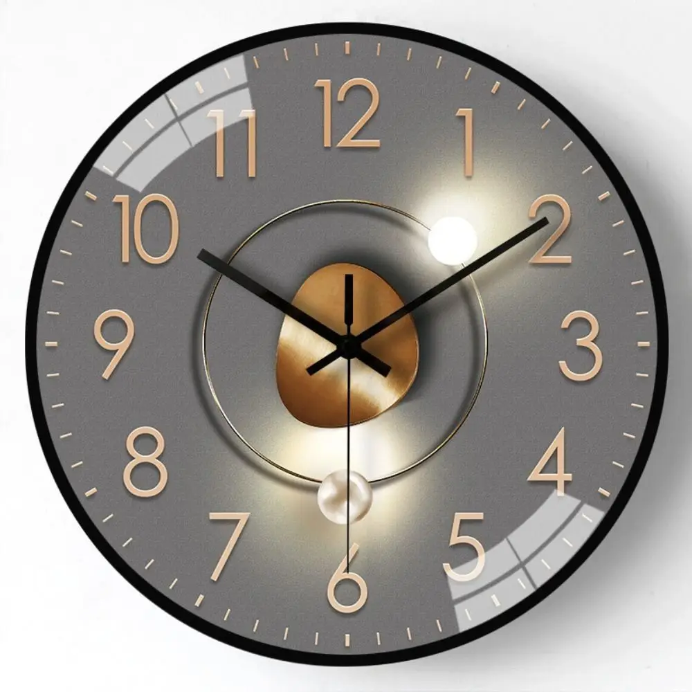 Modern Decor 8 Inches Wall Clock Silent Movement Fashion Mute Clock Geometric Design Quartz Hanging Watch Home view 5