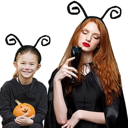 Velvet Spiral Bug Insect Butterfly Antennae Headband Costume Accessory for Women Men Kids