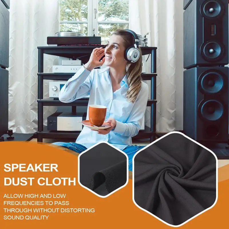 المتكلم شواء القماش ستيريو النسيج المتكلم القماش غطاء غبار الصوت الأجهزة صيانة المنزل الأعمال ملحق رائعة ل