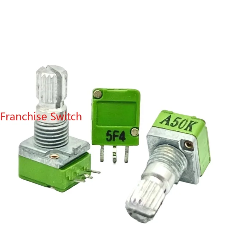 

10PCS RK09 Precision Potentiometer Single A50K/B50K Shaft Length 15MM Audio Tuning 3Feet