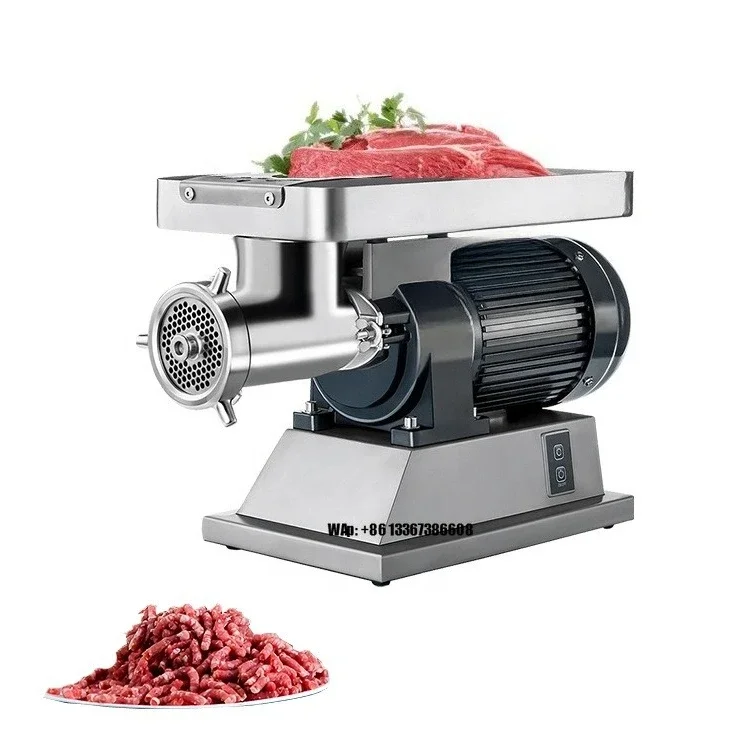 Picadora de Carne Eléctrica Multifuncional de Uso Comercial, Máquina para Picar Carne, Picadora de Carne para Salchichas