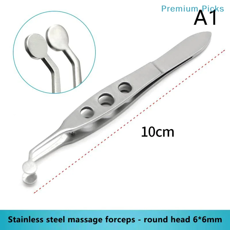 portableStainless Steel Eyelid Tweezers Precision Meibomian Gland Forceps 1Pcs Anti-slip for Women Daily Eye Makeup Grooming
