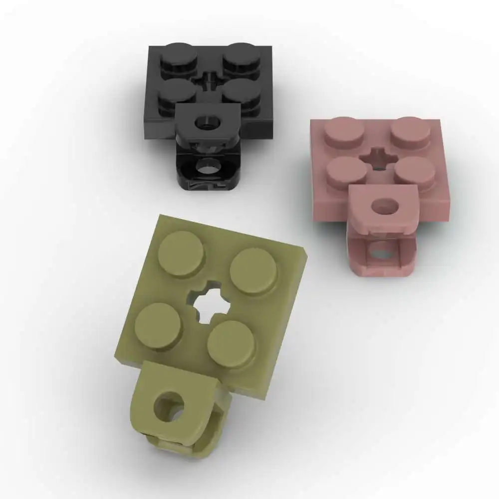 MOC 10PCS 63082 Socket Ball Brick Modifed 2x2 With Tow Ball Replaceable Building Block Funny Toys Adults Boys Special Day Gifts