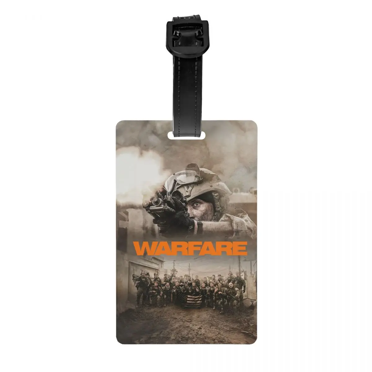 Warfare Movie (2025) Luggage Tags for Suitcases Funny Baggage Tags Privacy Cover Name ID Card