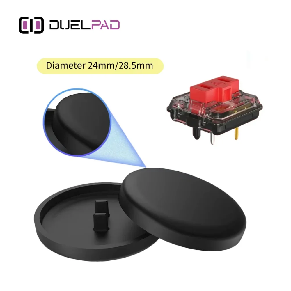 Duelpad Non-Slip Mini HitBox Arcade Fighting Grip Switch Epig Button Cover Hitbox with Kailh Choc Low-profile Switch V1