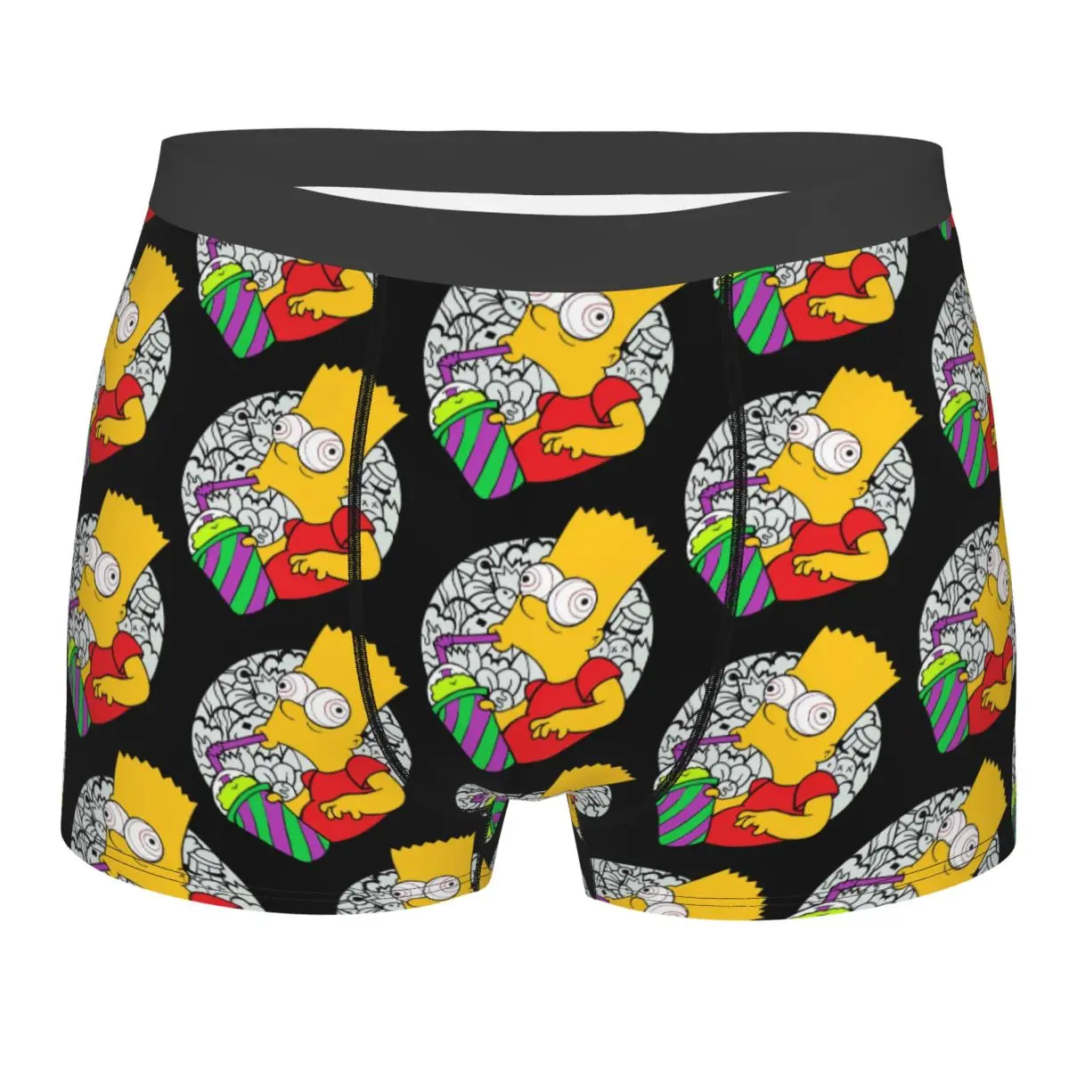 

Custom Male Novelty Simpsons Cartoon Underwear Boxer Briefs Soft Shorts Panties Underpants